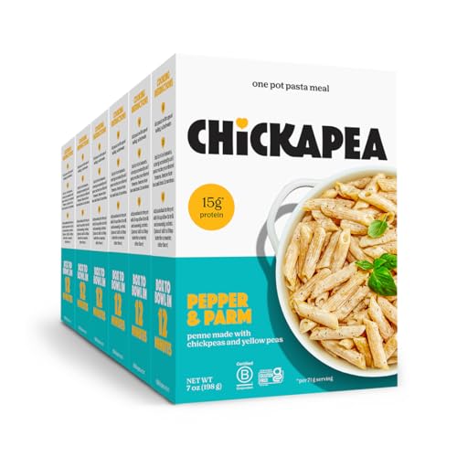 Chickapea One Pot Chickpea Pasta - Cacio e Pepe -