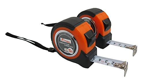 2-Pack Cinta Métrica de Acero Compacta 5M/16FT