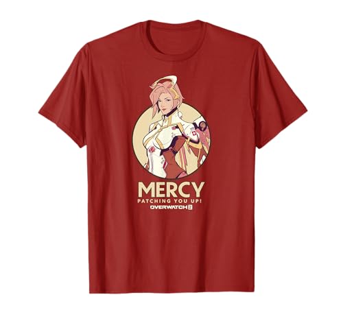 Overwatch 2 Mercy Patching You Up Nurse Icon Circle T-Shirt