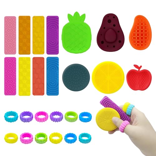 IETWATE 26 stycken fidgetleksaker för barn vuxna, antistress leksaker för vuxna, adhs hjälpmedel skola, multifunktionell silikon sensoriska leksaker för att minska stress, autism ångest