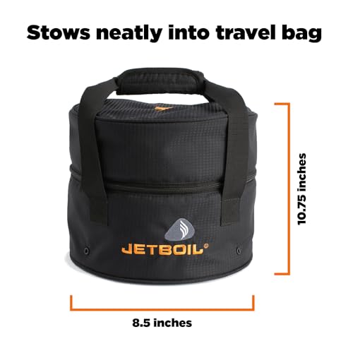 Réchaud Jetboil Genesis haut de gamme en gris avec kit de cuisson durable
