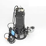 Profi Fäkalienpumpe Tauchpumpe Schmutzwasserpumpe 2
