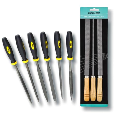 Kit Jogo de Lima Agulha 6 peças + Jogo de Lima Groza 3 peças