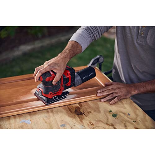 CRAFTSMAN V20 Sander, Cordless, 1/4 Sheet Sander, 9,000-12,000 OPM Bare Tool Only (CMCW222B) by CRAFTSMAN - Image 6