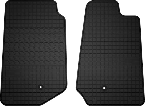 Wielganizator Tappetini in gomma su misura, compatibili con Jeep Wrangler JK III (2006-2017) campo neri su misura adattamento ottimale