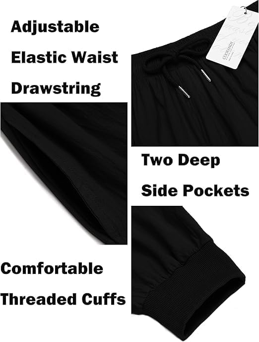 COOFANDY Men Hippie Harem Pants Baggy Linen Cotton Boho Yoga Pants Summer Beach Pants Casual Drop Crotch Trouser - Image 5