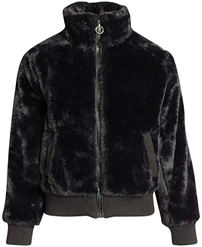 URBAN REPUBLIC Girls' Winter Coat - Zip Up Warm Plush Faux Fur Teddy Dress Coat and Bomber Jacket for Girls (Sizes: 4-16)3