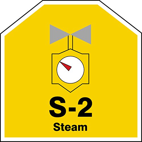 Étiquette S-2 Steam adhésive pour éviter les erreurs de flux vapeur