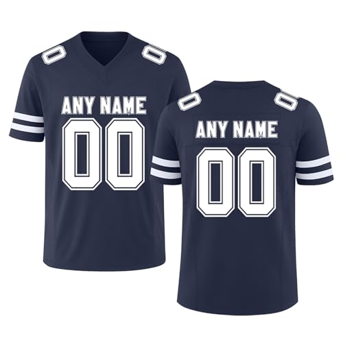 HGWOPGASD Camisetas de Rugby Personalizadas con Nombre y número Camisetas Personalizadas para Adultos Niños A02