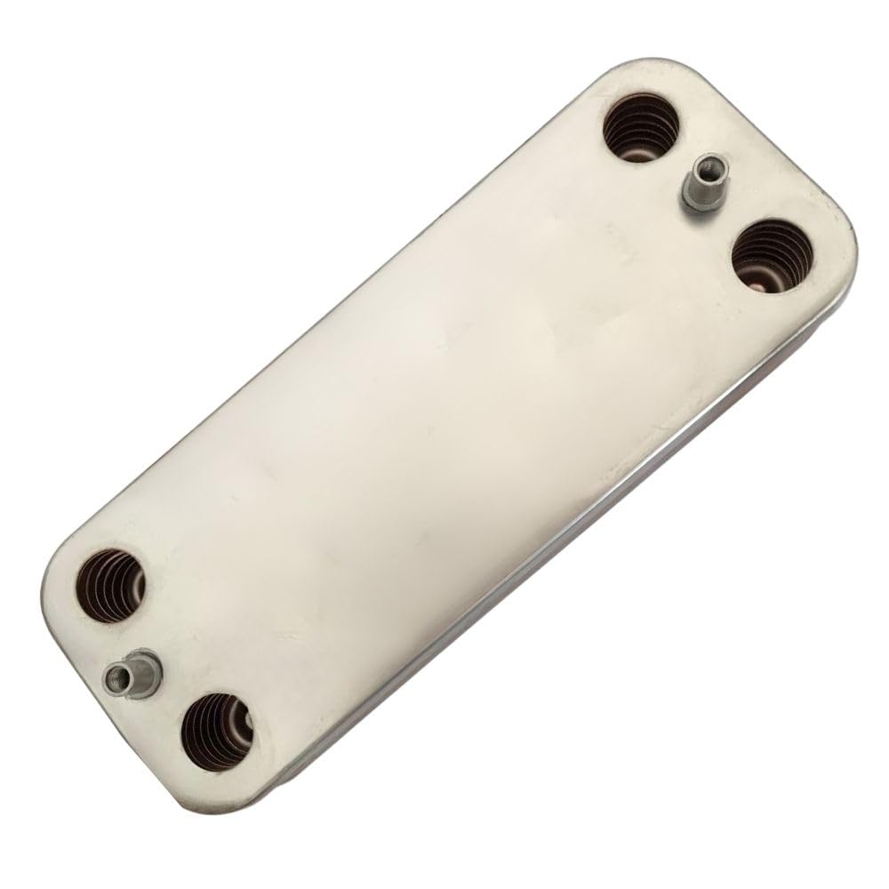 Intercambiador de calor de placas compatible para calderas Ideal Logic E24, ES24, código Combi ES26, 24HE, Independent C24, Espirit 24, Esprit 2 HE24 - Agua caliente sanitaria ACS - Número de pieza