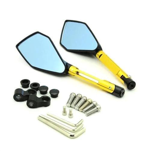 7/8 "22 �~�����[�g���I�[�g�o�C�n���h���o�b�N�~���[ �ɓK������YZF R1 R3 R6 R25 �W���O TMAX 500 530 YBR 125(Gold)