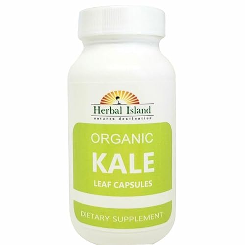 Organic Kale Leaf Powder Capsules 500mg - 60