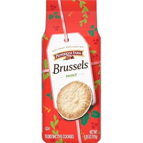 Pepperidge Farm Brussels Mint Lace Cookies, 6.25 oz. Bag Cover