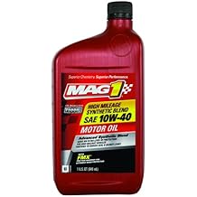 Mag 1 64841 High Mileage Synthetic Blend 10W-40 Motor Oil - 1 Quart