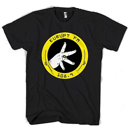 cmyk DIY Men's Camiseta Kurupt FM Throw Up Man Negro XXL