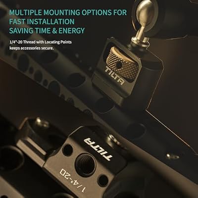 Tilta Pro Articulating Arm - 1/4-20 to 1/4-20 Magic Arm for Filmmakers & Cameras | 11lbs Payload Capacity | Quick-Locking | Durable