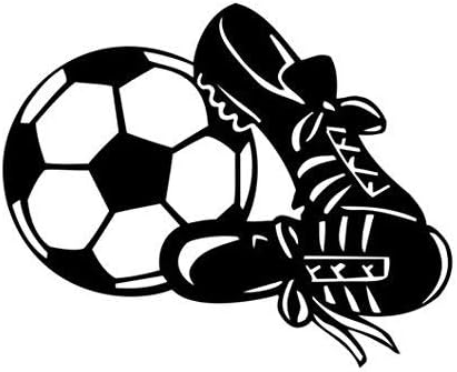 Amazon.com: Balón de fútbol calcomanía de vinilo ventana calcomanía gráfico  arte de la pared automático portátil coche camión, die cut vinilo  calcomanía para ventanas, coches, camiones, cajas de herramientas,  portátiles, MacBook – prácticamente