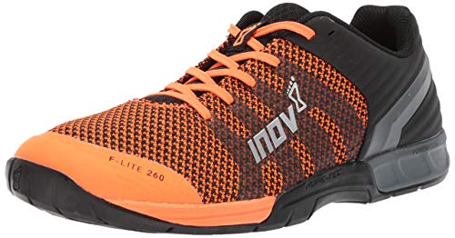 Inov-8 Men's F-LITE 260 Knit (M) Cross Trainer, Orange/Black, 11.5 D US