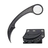 bastinelli messer  Lovixexini Promithi 5,2-Zoll-mit Kydex-Scheide Feststehende Klinge Taktisches Messer D2 Stahlklinge Outdoor-Jagd-, Überlebens-, Taktik- und EDC-Werkzeug