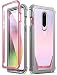 Produktbild POETIC Oneplus 8 hülle, Komplette Hybrid-Stoßabdämpfende Hülle, mit Integriertem Displayschutz, Guardian Reihe, Hülle für Oneplus 8, Rosa/Clear