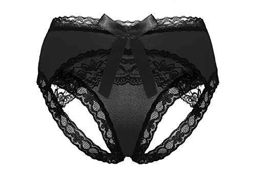 Dlsave Womens Sexy Open Crotch Crotchless Panties Lingerie Underwear for Women