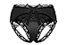 Dlsave Womens Crotch Less Lace Panties for Women Bow Tie Panties Bikinis Open Crotch Lingerie Underwear