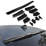 SCITOO Black Universal Replacement fit for Top Roof Spoiler Wing Adjustable for LINCOLN for Chevy Chrysler for MAZDA For Toyota for Honda Series 34 Inch x 2.75 Inch