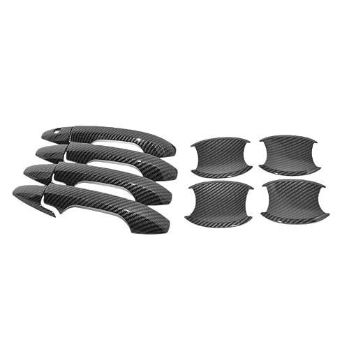 Hiiaw Carbon Handle-Bowl Car Door Handle Cover Trim For Crv For Cr-V 2007-2011 Car Door Handle Cover Decor Trim Sticker Styling Accessories