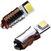 Produktbild 10x LED E5,5 oder MS4 10V-22V Modelleisenbahn Glühlampen Birnen Modellbahn AC DC (kaltweiß, E5,5)