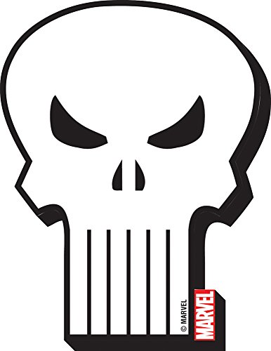 Imán decorativo Marvel Punisher madera 3x4 pulgadas miniatura 1