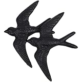 Utilisation intérieure et extérieure : ces sculptures d’oiseaux polyvalentes peuvent être utilisées aussi bien à l’intérieur qu’à l’extérieur, ce qui les rend adaptées à divers espaces tels que les jardins et les cafés. décoration murale en métal, sculpture murale d’oiseau en métal