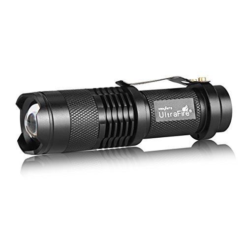 Ultrafire Flashlight Single Mode 7W 300Lm Mini Led Flashlight Sk68 1-Mode Adjustable Focus Zoom Light Lamp #TOP26