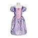 Disney Princess Rapunzel Dress Costume for Girls, Perfect for Party, Halloween Or Pretend Play Dress Up Child Size 4-6X