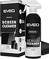 EVEO® Screen Cleaner Spray Kit (Streak-Free) TV Screen Cleaner for Smart TV, LCD, LED, OLED | Computer Screen Cleaner Spray and Wipe Microfiber Cloth for TV, Monitor, Laptop, iPad, Car & More - 1 Pack