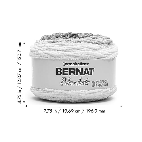 Bernat Blanket Perfect Phasing Crimson Cake Yarn - 2 Pack of 10.56oz/299.37g - 100% Polyester - #6 Super Bulky - 220 Yards for Knitting, Crocheting, Crafts & Amigurumi by Bernat - Image 9