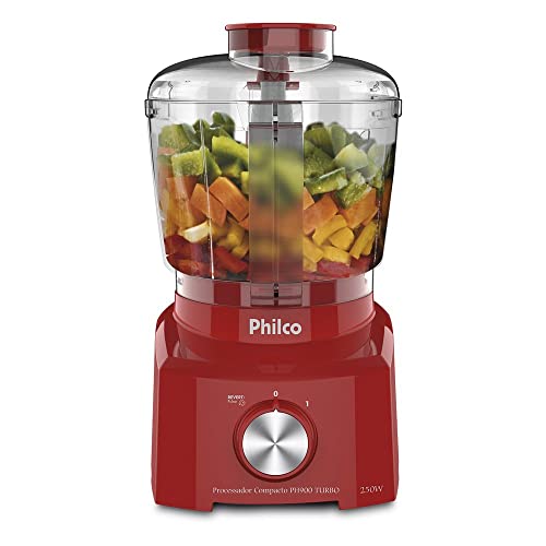 Processador Compacto, Ph900v turbo, 250w, Vermelho, 110V, Philco 3 41RfDJjJ-oL