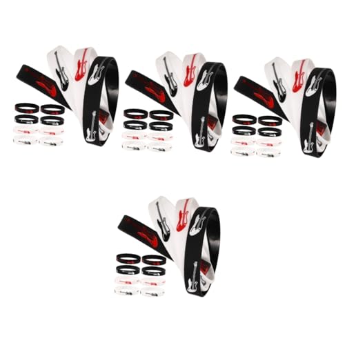 Bracelets extensibles en silicone haute élasticité, bracelet statique durable 80 pcs