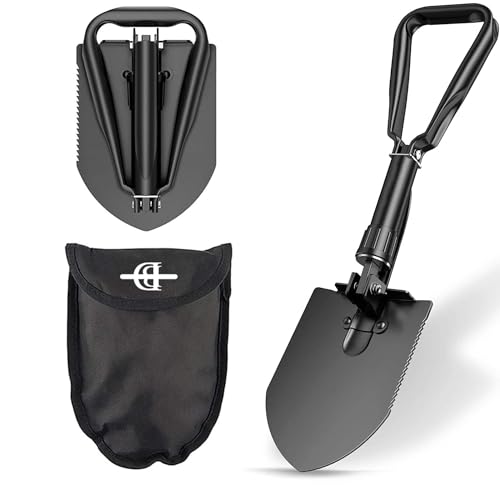 185-Folding-Shovel-Collapsible-Shovel-for-Car-Snow-Camping-Shovel-and-Pickax-Military-Entrenching-Tool-for-Gardening-Camping-Sand-Off-Road-Portable-Car-Emergency-kit