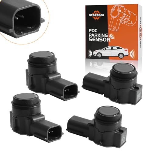 GEARZAAR 52050134 Parking Sensor Reverse Backup Parking Assit Sensor with Chevy Silverado Suburban Tahoe, Cadillac Escalade, GMC Yukon XL Sierra, Buick Encore 23428268,23130107,84078131, 4 Pack