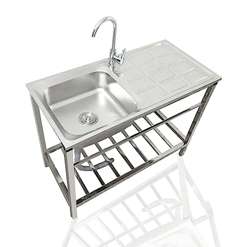 Évier utilitaire en acier inoxydable pour résoudre les lavages lourds