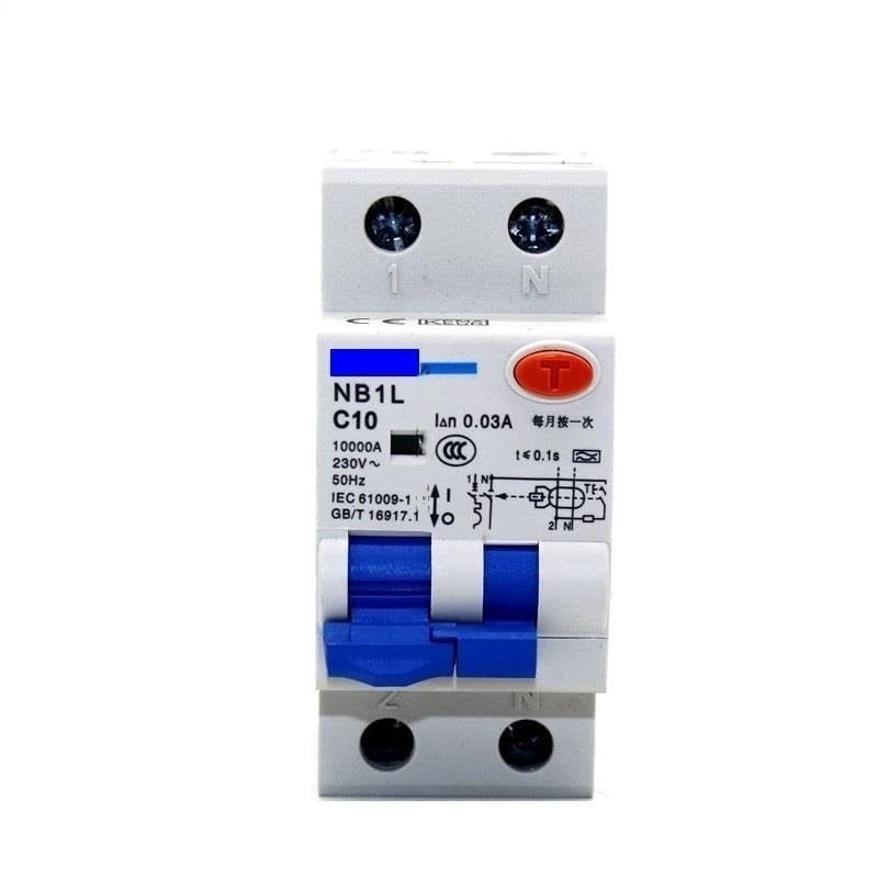 Wyłącznik automatyczny Wyłącznik nadprądowy RCBO typu A 10A-40A 30mA 1P+N 220/380V Zabezpieczenie nadprądowe(16a)
