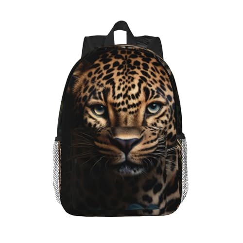 Sac à dos léopard polyvalent pour le plein air et les études