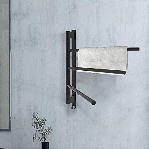 タオルウォーマー 電気タオルウォーマー バスルーム用Electrciタオルドライヤーラック 2019年最新第4世代電気タオルラック Plugin (プラグイン)