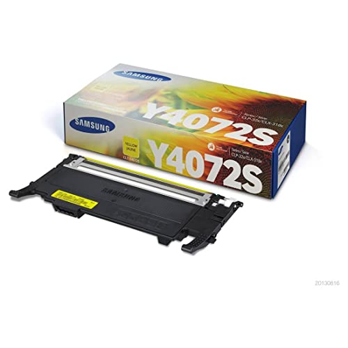 Samsung Clt-Y4072S - Cartuccia Toner Giallo 1000Páginas Per Stampanti Laser (Cartuccia, Giallo, Laser, Samsung Clp-320, Clp-325, Clx-3185, Nero, Giall
