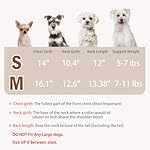 PUPTECK Classic Plaid Dog Dress Cute Puppy Clothes Outfit Small - Image 2