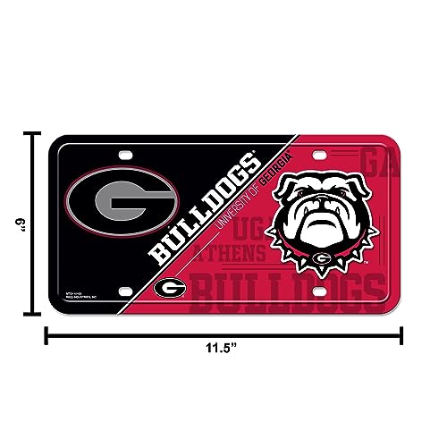 Rico Industries NCAA Georgia Bulldogs Metall-Kennzeichenanhänger, 15,2 x 29,2 cm