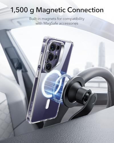 ESR for Samsung Galaxy S26 Ultra Case Flex Stand, for MagSafe, Clear - 5