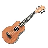 CORHAD Ukelele Barítono Soprano De Madera Instrumento Musical Para Principiantes y Adultos