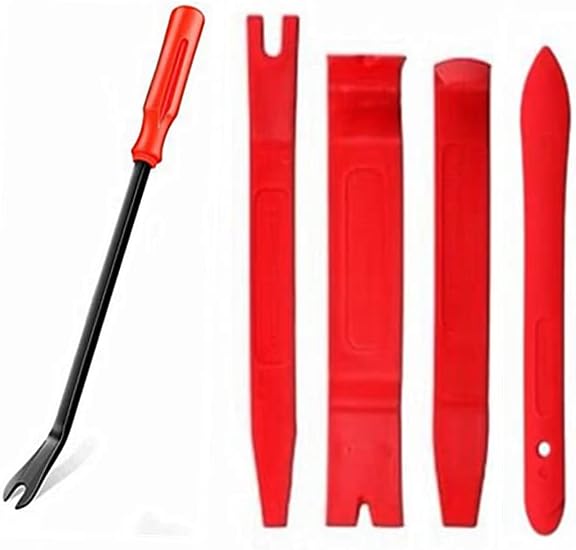 FLZOSPER 5Pcs Car Trim Removal Tool - Car Pry Tool Kit，Door Panel Audio Remover Tools for Vehicle Dash Radio Audio Installer