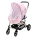 Baby Mosquito Net for Strollers, Carriers, Car Seats, Cradles, Net Cover for Cribs, Bassinets & Playpens Mosquito Repellent, Portable & Durable Baby Insect Netting (Pink)